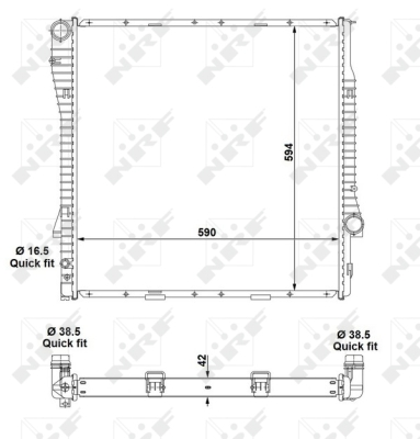 WG1722927 WILMINK GROUP Радиатор, охлаждение двигателя