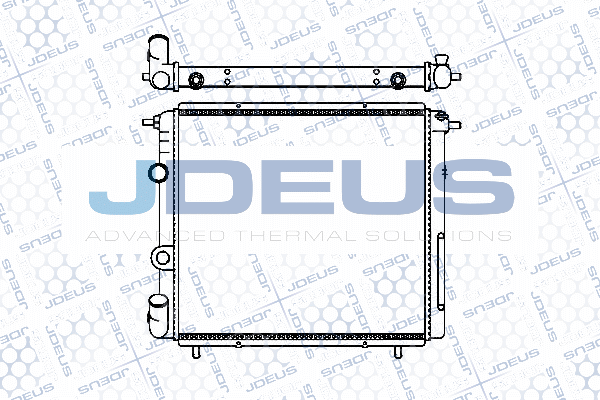 M0230110 JDEUS Радиатор, охлаждение двигателя