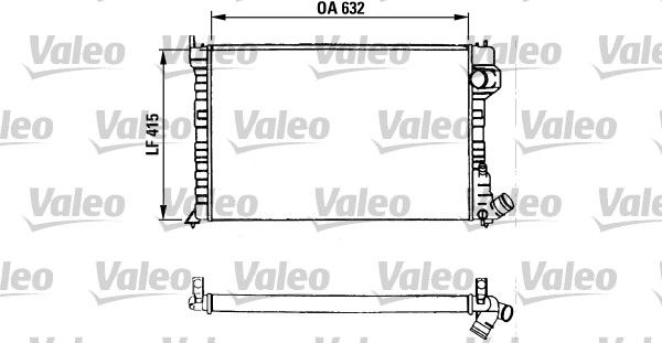 730934 VALEO Радиатор, охлаждение двигателя