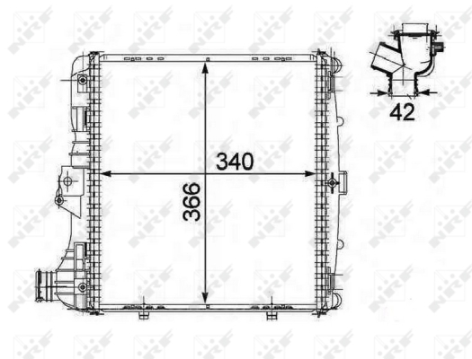 WG1723436 WILMINK GROUP Радиатор, охлаждение двигателя