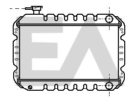 31R69012 EACLIMA Радиатор, охлаждение двигателя