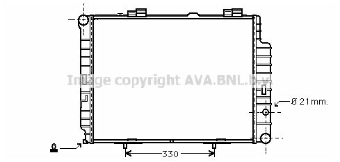 MS2202 PRASCO Радиатор, охлаждение двигателя