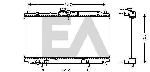 31R51066 EACLIMA Радиатор, охлаждение двигателя