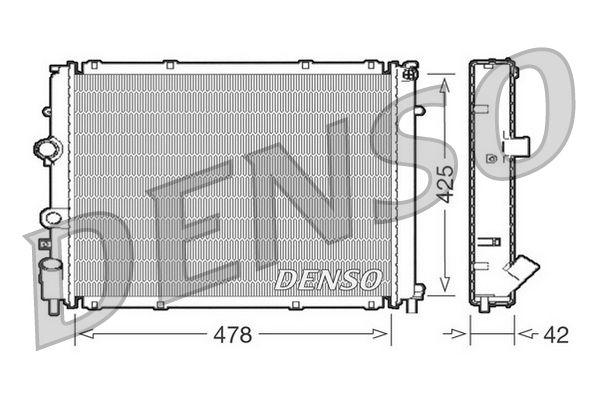 DRM23031 DENSO Радиатор, охлаждение двигателя