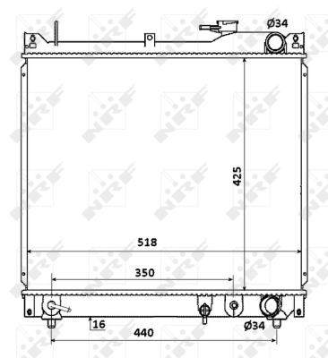 WG1722714 WILMINK GROUP Радиатор, охлаждение двигателя