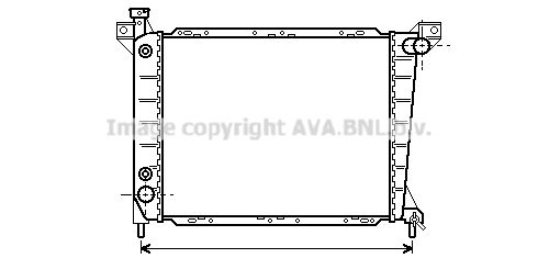 FD2246 PRASCO Радиатор, охлаждение двигателя