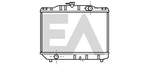 31R71012 EACLIMA Радиатор, охлаждение двигателя