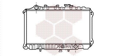 27002019 VAN WEZEL Радиатор, охлаждение двигателя