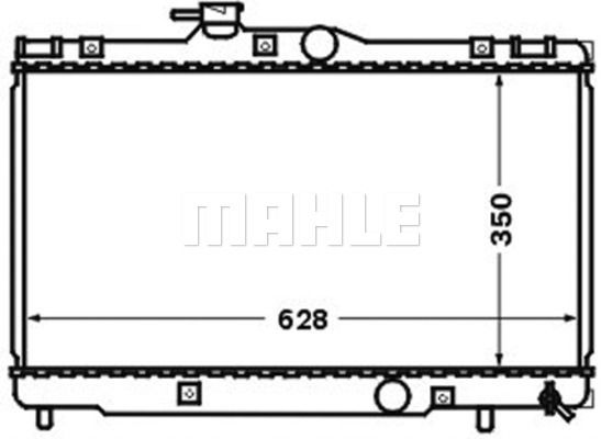 CR1525000S MAHLE Радиатор, охлаждение двигателя