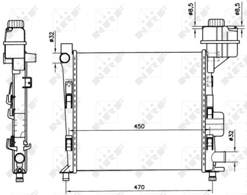 WG1723231 WILMINK GROUP Радиатор, охлаждение двигателя