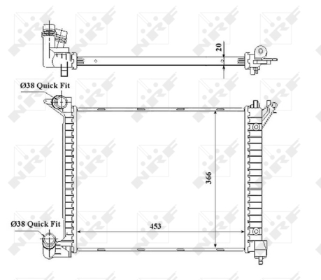 WG1722646 WILMINK GROUP Радиатор, охлаждение двигателя