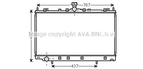 MT2215 PRASCO Радиатор, охлаждение двигателя