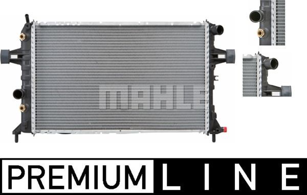 CR229000P MAHLE Радиатор, охлаждение двигателя