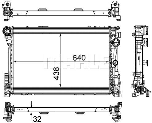 WG2182818 WILMINK GROUP Радиатор, охлаждение двигателя