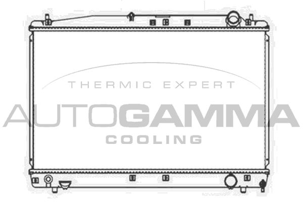 103713 AUTOGAMMA Радиатор, охлаждение двигателя