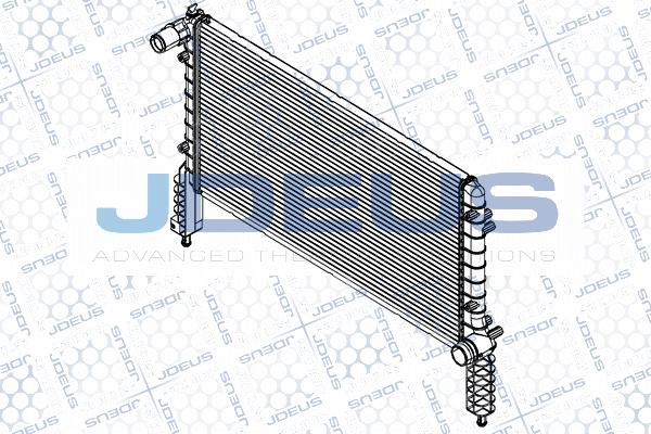 RA0110830 JDEUS Радиатор, охлаждение двигателя