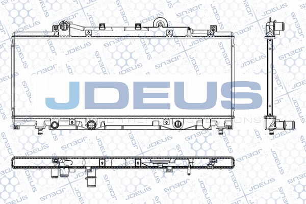 RA0110320 JDEUS Радиатор, охлаждение двигателя