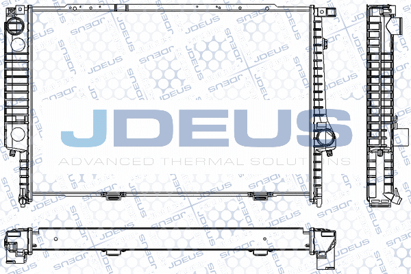 RA0050180 JDEUS Радиатор, охлаждение двигателя