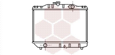 53002026 VAN WEZEL Радиатор, охлаждение двигателя