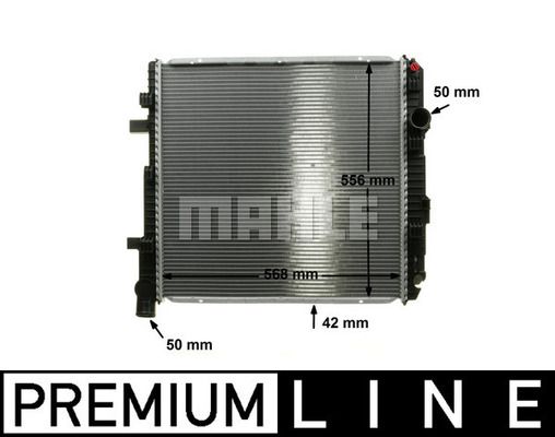 CR662000P MAHLE Радиатор, охлаждение двигателя