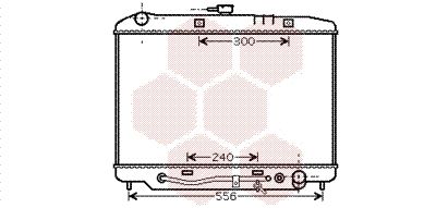37002180 VAN WEZEL Радиатор, охлаждение двигателя