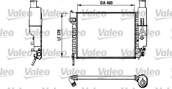 810915 VALEO Радиатор, охлаждение двигателя