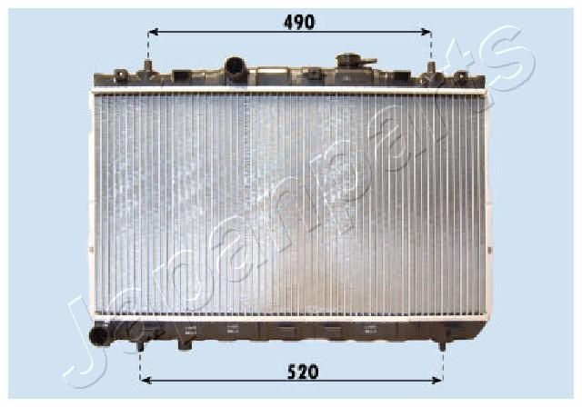 RDA283099 JAPANPARTS Радиатор, охлаждение двигателя