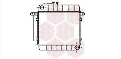 06002004 VAN WEZEL Радиатор, охлаждение двигателя