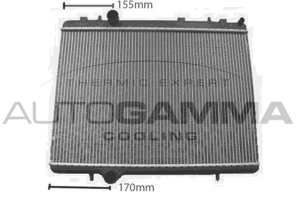107755 AUTOGAMMA Радиатор, охлаждение двигателя