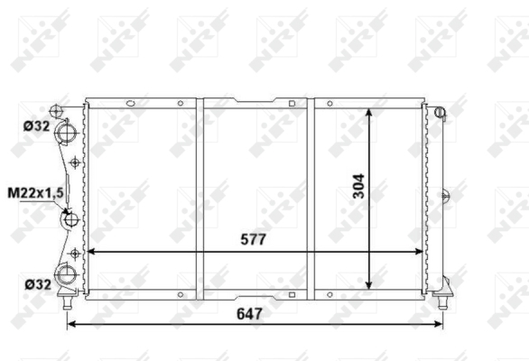 WG1723582 WILMINK GROUP Радиатор, охлаждение двигателя