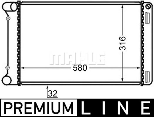 WG2182474 WILMINK GROUP Радиатор, охлаждение двигателя