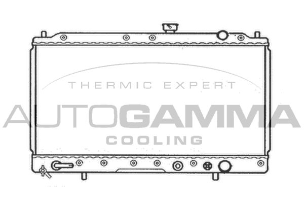 103959 AUTOGAMMA Радиатор, охлаждение двигателя