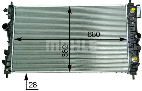 WG2183118 WILMINK GROUP Радиатор, охлаждение двигателя