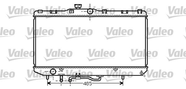 734839 VALEO Радиатор, охлаждение двигателя