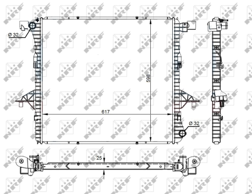 WG1723659 WILMINK GROUP Радиатор, охлаждение двигателя