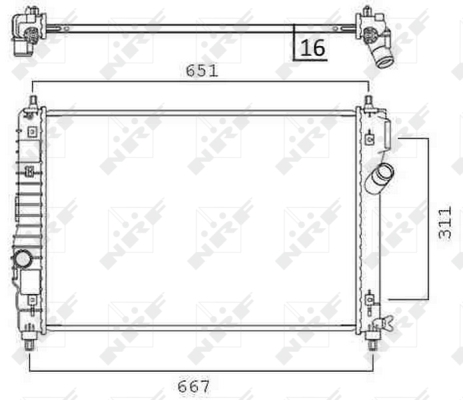 WG1723452 WILMINK GROUP Радиатор, охлаждение двигателя