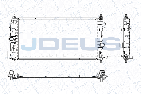 M0201030 JDEUS Радиатор, охлаждение двигателя