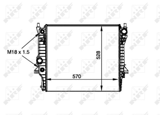 WG1722614 WILMINK GROUP Радиатор, охлаждение двигателя