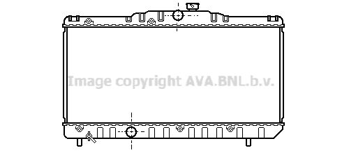 TO2117 AVA QUALITY COOLING Радиатор, охлаждение двигателя