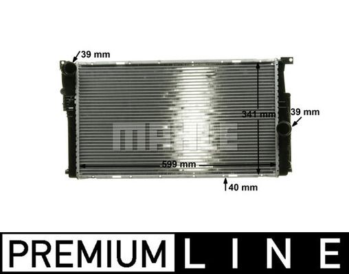 CR1908000P MAHLE Радиатор, охлаждение двигателя