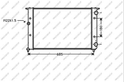 ST027R011 PRASCO Радиатор, охлаждение двигателя