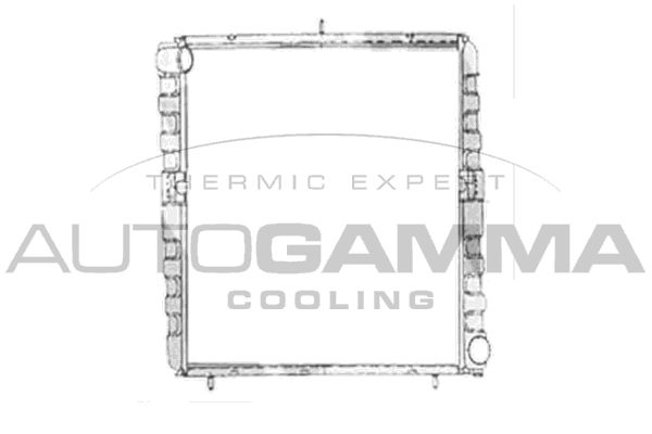 102971 AUTOGAMMA Радиатор, охлаждение двигателя