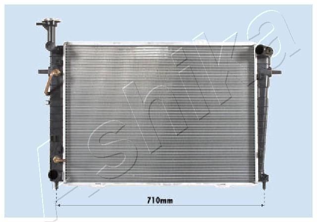 RDA283085 ASHIKA Радиатор, охлаждение двигателя