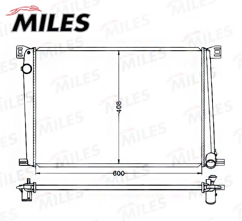 ACRB394 MILES Радиатор, охлаждение двигателя