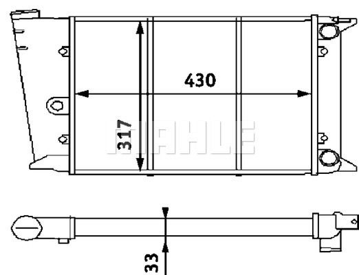 WG2183590 WILMINK GROUP Радиатор, охлаждение двигателя