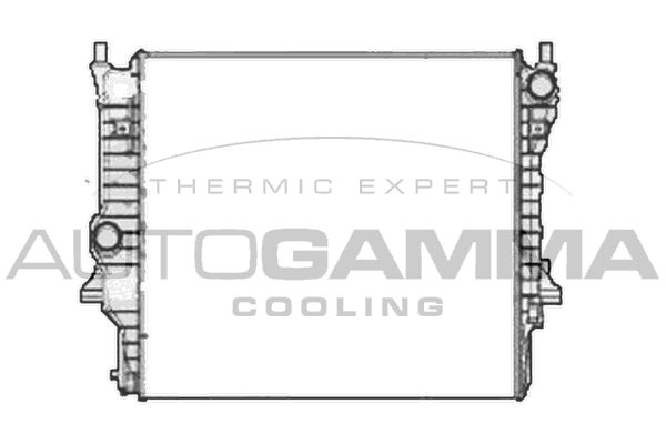 104649 AUTOGAMMA Радиатор, охлаждение двигателя