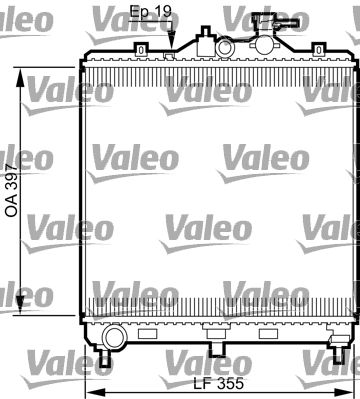 735522 VALEO Радиатор, охлаждение двигателя