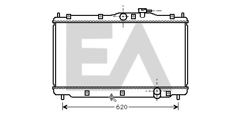 31R26032 EACLIMA Радиатор, охлаждение двигателя