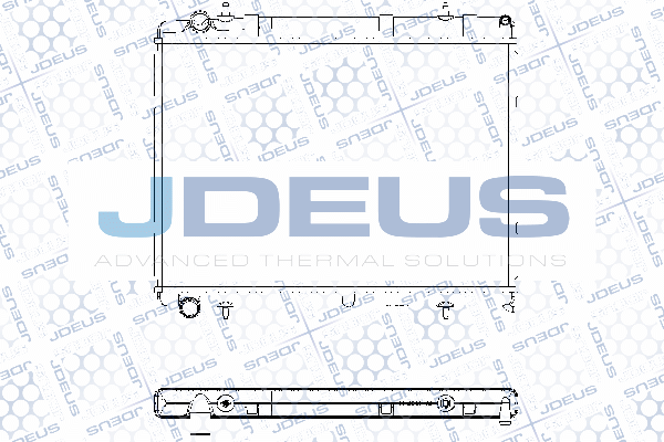 RA0210390 JDEUS Радиатор, охлаждение двигателя