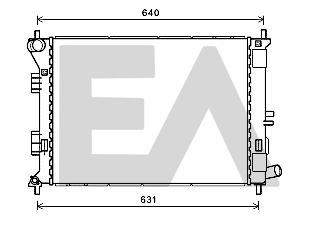 31R28107 EACLIMA Радиатор, охлаждение двигателя